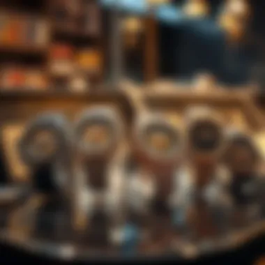 Evolution of Iced Out Skeleton Watch Designs Display of various iced out skeleton watches highlighting design evolution