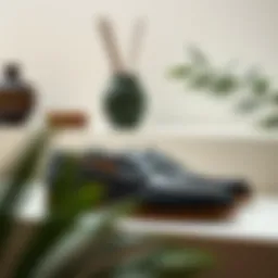 Elegant loafers displayed in a minimalist setting