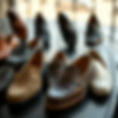 Diverse Designs of Simple Loafers A display of various loafer designs showcasing versatility