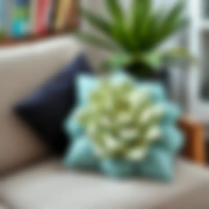 Eco-friendly materials used in crafting succulent-shaped pillows