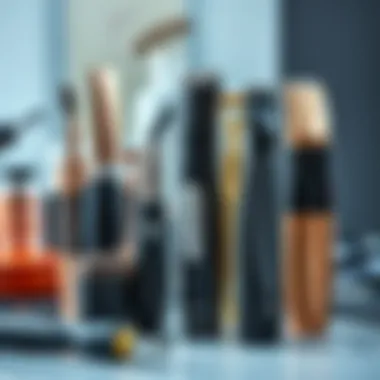 Diverse Designs of Eyebrow Trimmers Stylish display of various eyebrow trimmers with different designs