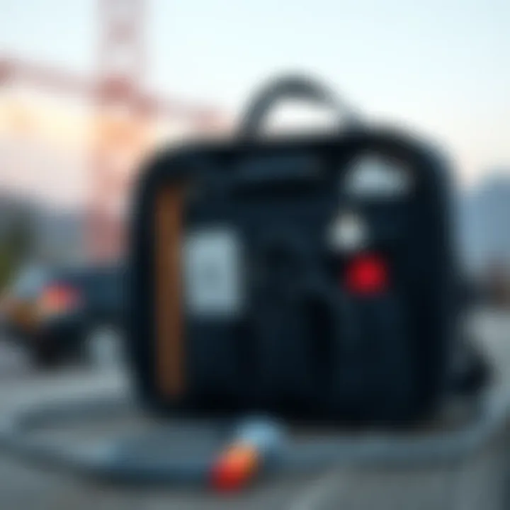 Stylish Cord Organization Solutions Stylish cord organization solutions in a travel context