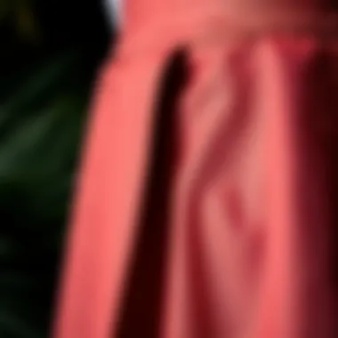The Artistry of Fabric Choices in Culinary Wear Close-up of luxurious fabric textures used in culinary attire