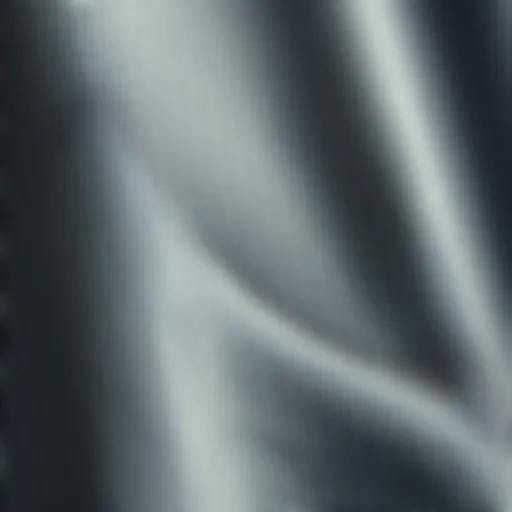 Textural Elegance of Mesh Fabric A close-up of intricately woven mesh fabric showcasing its texture and breathability.