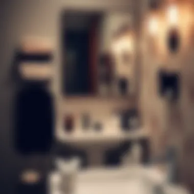 Functional yet aesthetic bathroom setup with curated items