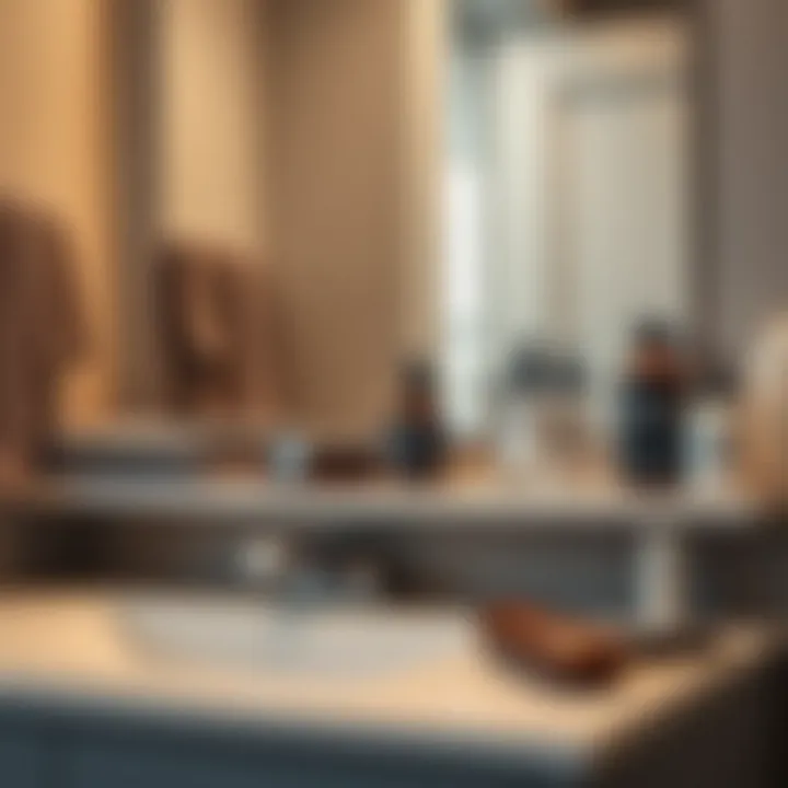 Innovative storage solutions for a clutter-free grooming area