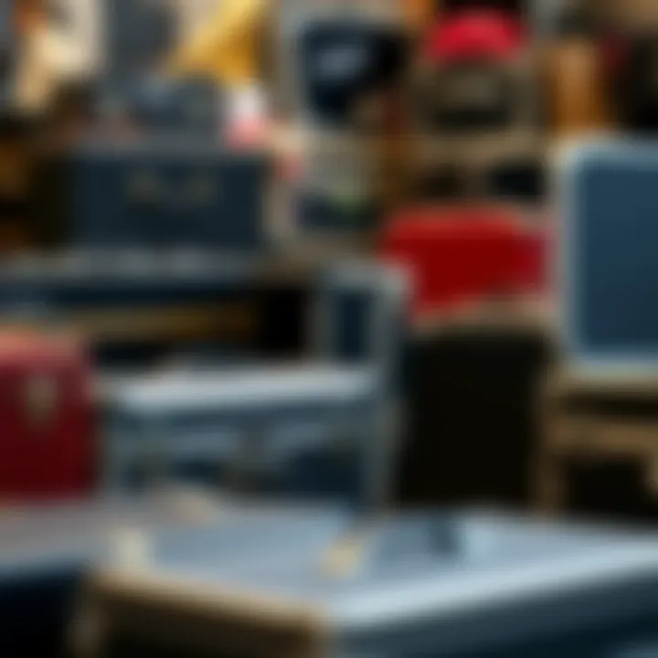 Variety of Hair Stylist Cases Different types of hair stylist carrying cases displayed together