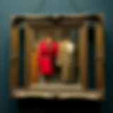 Historical Significance of Double-Sided Frames Historical double-sided frame showcasing vintage fashion