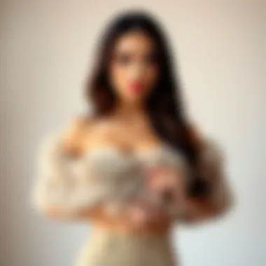 Luxurious Fur Bandeau Top A luxurious fur bandeau top displayed on a minimalist background