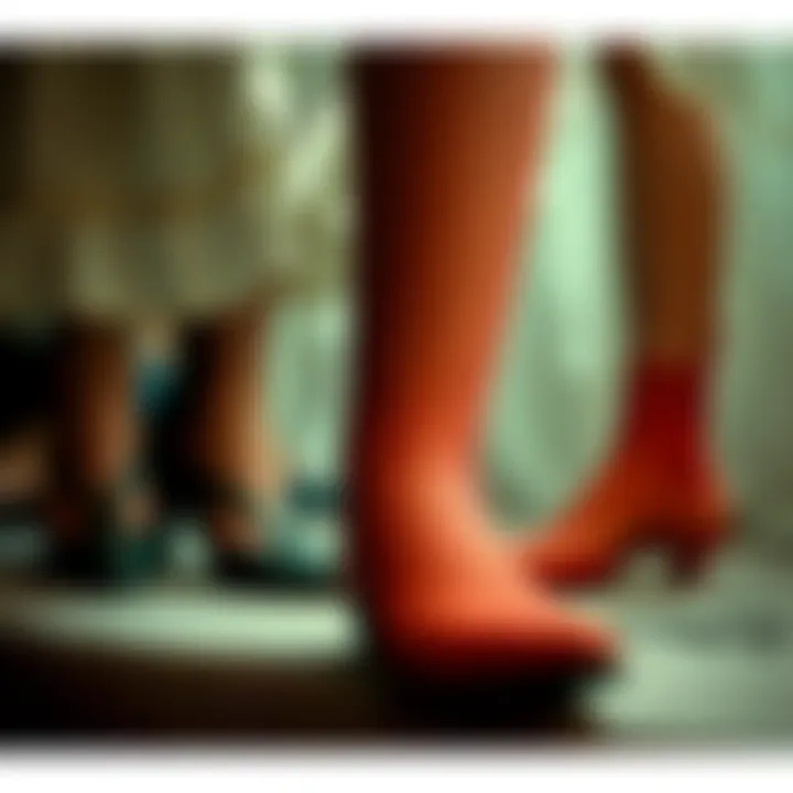 A Journey Through Time: The History of Fishnet Shoes Historical depiction of fishnet shoes through different eras