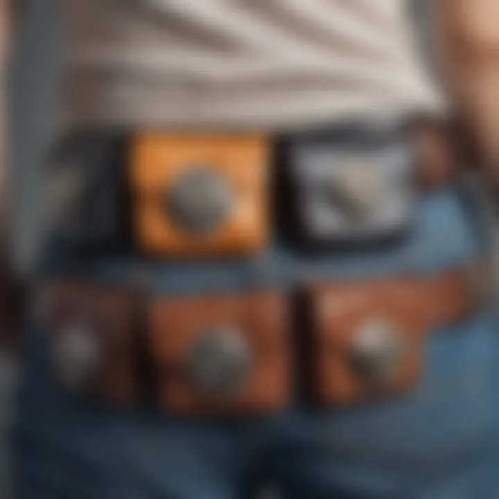 An illustration of the evolution of fanny pack buckles over the years