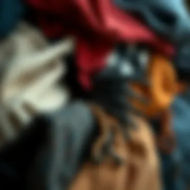 Diverse Materials in Do Rags Close-up of various materials used in motorcycle do rags, highlighting texture and quality.