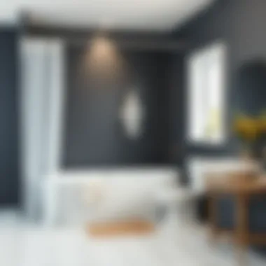 Trends in Bathroom Aesthetics Trendy bathroom setup featuring polyester shower curtain patterns