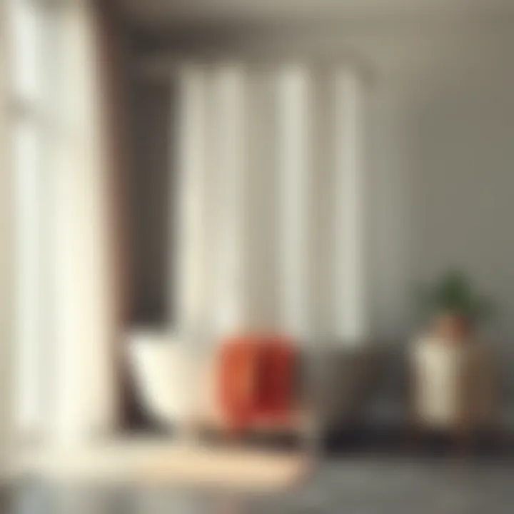 Embracing Eco-Friendly Choices Sustainable materials showcased in shower curtain design