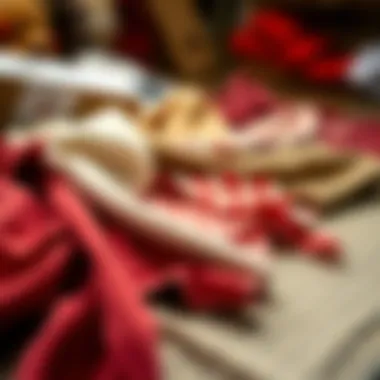 Material Matters: Choosing the Right Fabric for Pajamas Materials used for small dog pajamas laid out for selection