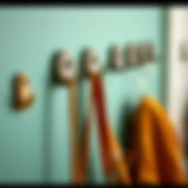 Creative decor solutions with adhesive hooks