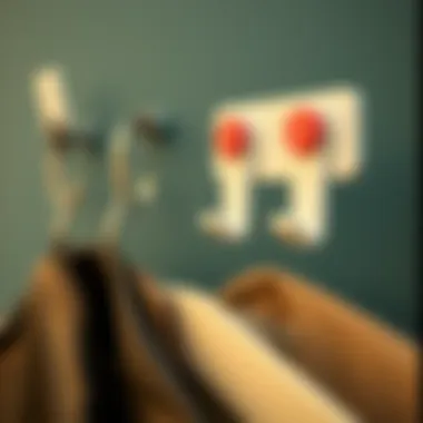 Stylish organization with super adhesive hooks