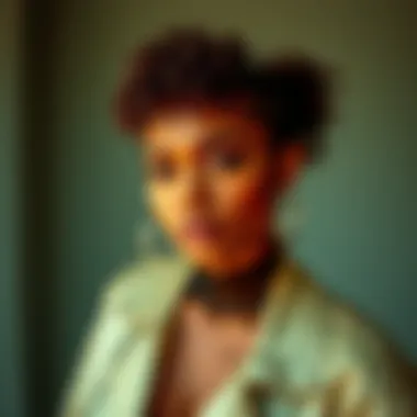 Empowerment through Personal Fashion Expression A confident individual showcasing a unique fashion statement