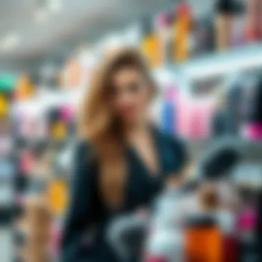 The Power of Products in Personal Style A vibrant display of hair and beauty products