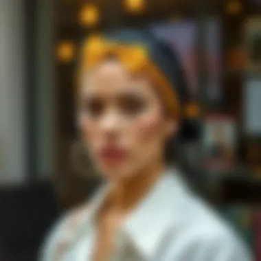 Integrating Headbands into Personal Style A stylish individual wearing a headband in daily life