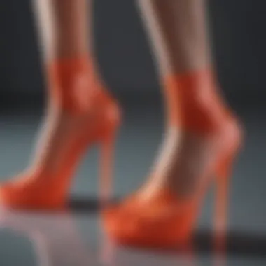 Innovative Design of Heat Resistant Silicone Feet Innovative design showcasing heat resistant silicone feet in a fashion context