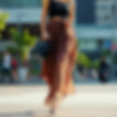 Versatile Styling: Sheer Wrap Skirts in Urban Fashion Diverse styling options for sheer wrap skirts in urban settings