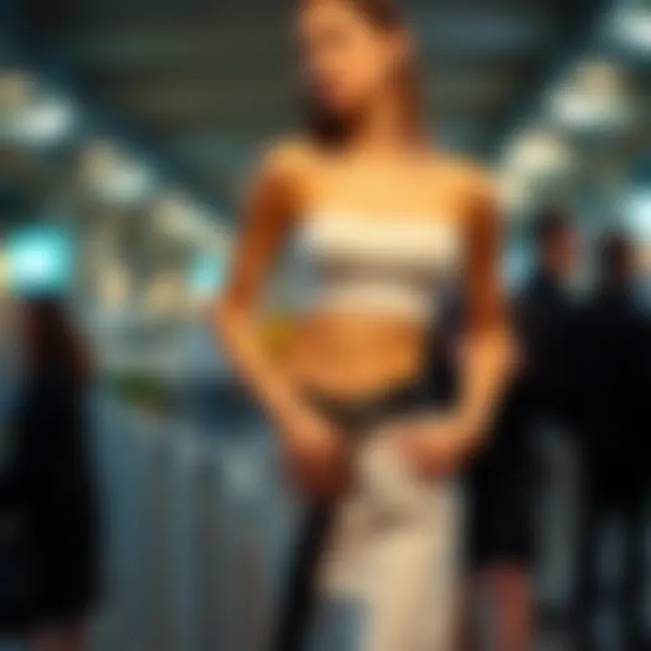 An illustration of various body shapes and how the sizer belt accommodates each