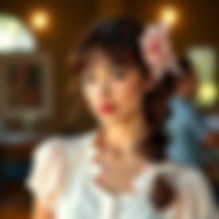 Styling Chiffon Scrunchies in Fashionable Hairstyles Chiffon scrunchies styled in various fashionable hairstyles