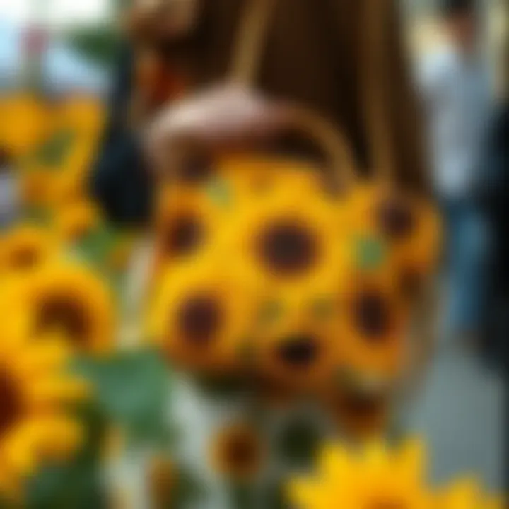 Cultural Significance of Sunflower Motifs Artistic representation of sunflower motifs in fashion