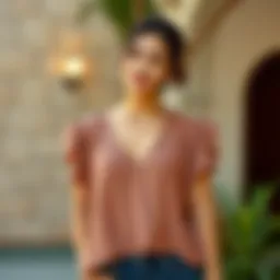 The Versatility of V-Neck Flowy Tops: A Comprehensive Exploration Introduction