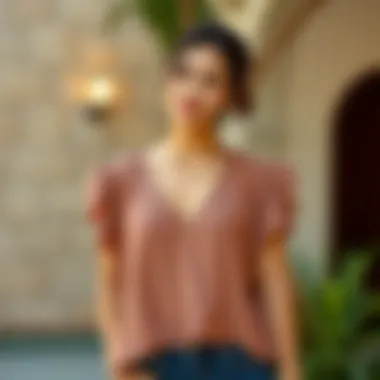 The Versatility of V-Neck Flowy Tops: A Comprehensive Exploration Introduction