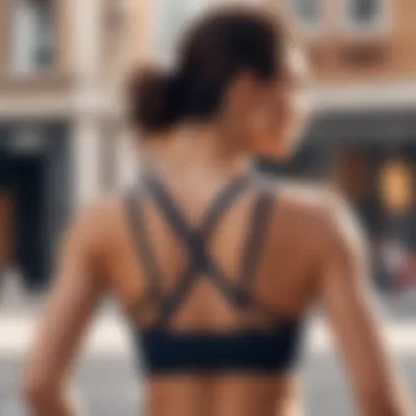 Modern Design of Yoga Tank Bra Stylish yoga tank bra showcasing modern design
