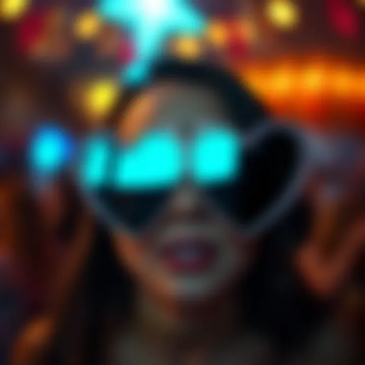 Styling Heart Sunglasses for Different Party Themes Stylish heart sunglasses complementing various bachelorette party themes