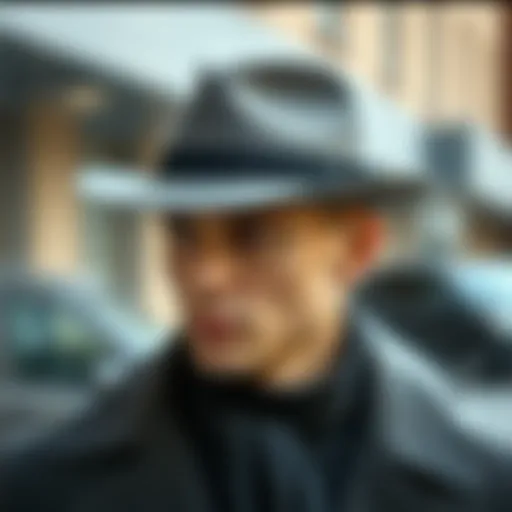 A Stylish Fedora Highlighting Contemporary Fashion Classy Fedora with Elegant Detailing