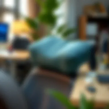 Different types of backrest pillows for office use