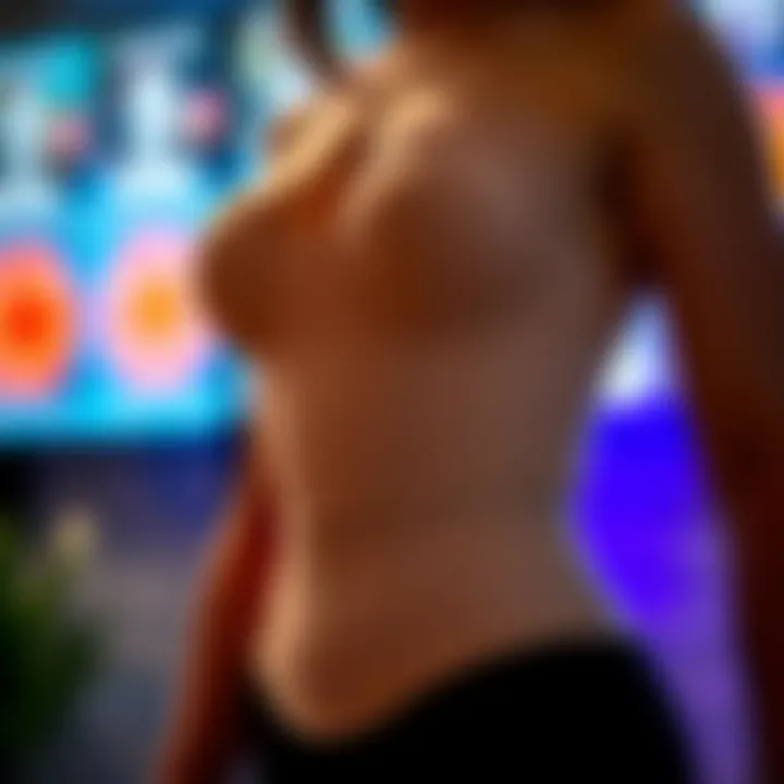 An elegant double compression waist trainer displaying its unique design and structure.