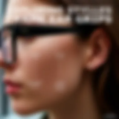 Exploring Styles of Eyeglass Frame Ear Grips A diagram illustrating different styles of ear grips for eyewear