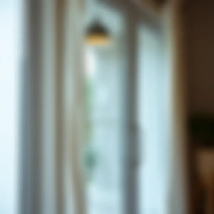 Installation process of heavy duty curtain rods on patio doors