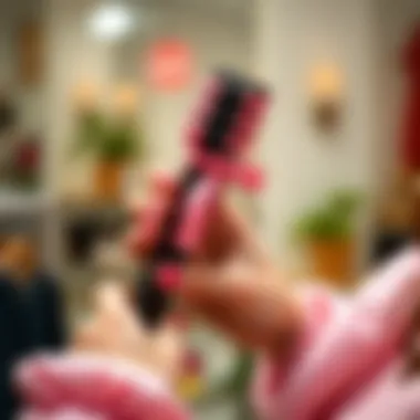 Innovative Hot Tools Ribbon Curler Innovative hot tools ribbon curler in use