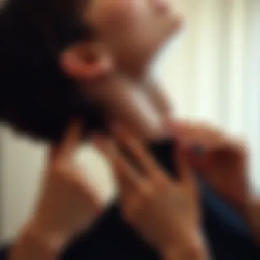 Neck Manipulation Techniques Illustration of neck manipulation techniques