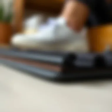 Durable Materials of Non-Slip Mats Close-up of materials used in non-slip mats showcasing durability