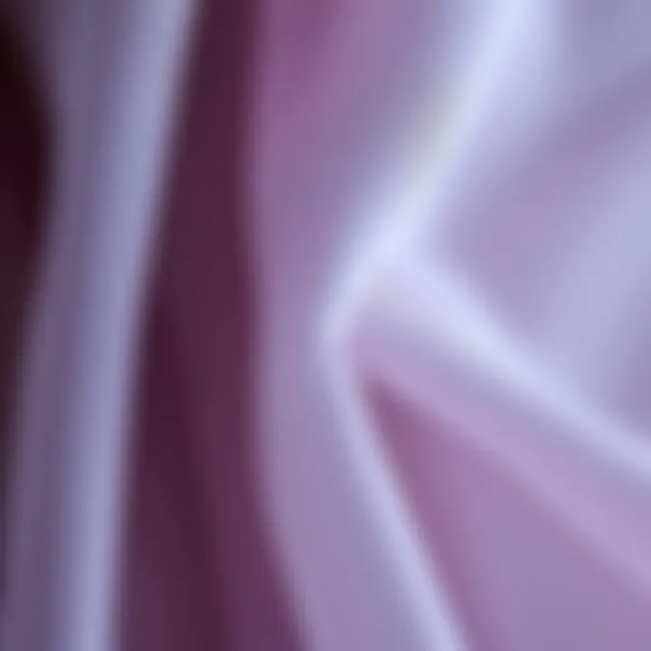 Close-up of the texture of opaque chiffon fabric highlighting its quality