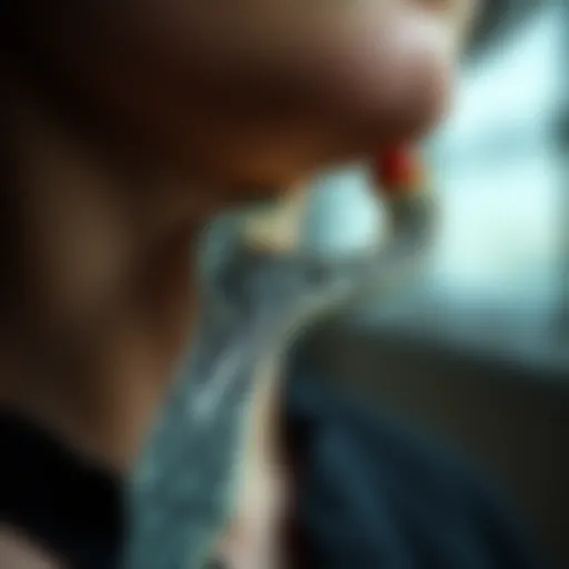 A beautifully crafted neck scraping tool, highlighting its intricate design.