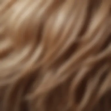 Exploring Wig Materials and Textures A close-up view of high-quality wig materials and textures