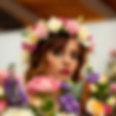 The Beauty of Floral Crowns for Modern Brides Floral crown featuring fresh blooms