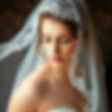 Timeless Charm of Vintage Lace Veils A vintage lace veil draping gracefully