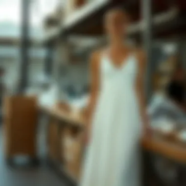 Sustainability in Fashion: The Cami Dress Midi's Eco-Friendly Journey Sustainable production process highlighting eco-friendly aspects of fashion