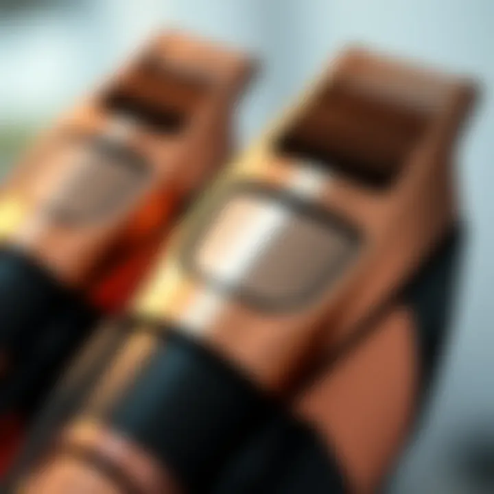 Innovative Features of Electric Trimmers Close-up of innovative trimmer features