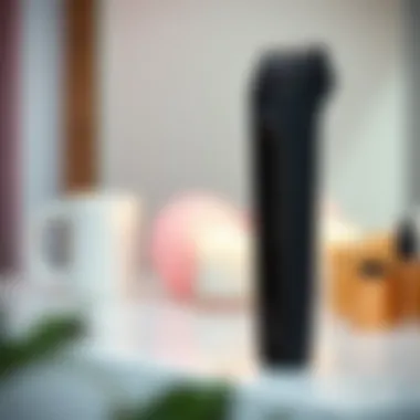 Modern Design of Electric Trimmers Sleek electric trimmer showcasing modern design