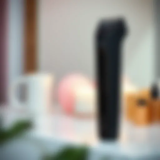 Modern Design of Electric Trimmers Sleek electric trimmer showcasing modern design